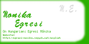monika egresi business card